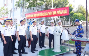 Trung Tá QNCN Nguyễn Văn Phúc, Giới Thiệu Mô Hình Thực Nghiệm Khử độ Lệch La Bàn Từ Tại Phòng Thực Hành